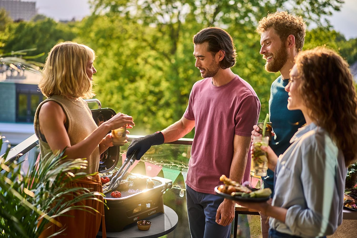 Weber Lumin Compact Outdoor Electric Barbecue Grill